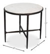 Dakor Round Side Table, by Sarreid, 2' length x 2' width x 1'10" height thumbnail 13