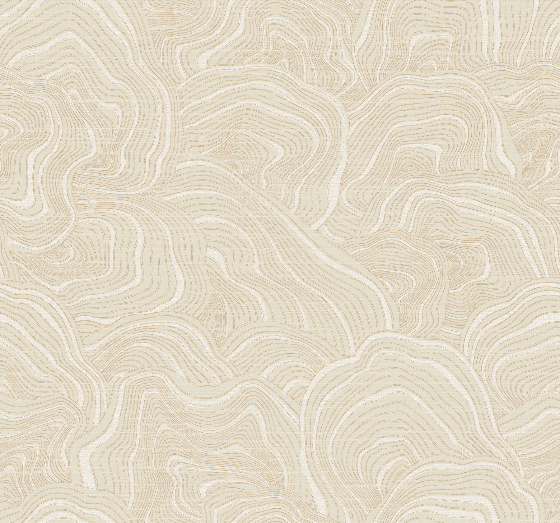 Geodes Cream Wallpaper, by York Wall, 27' length x 2'3" width x 0.02" depth View 1