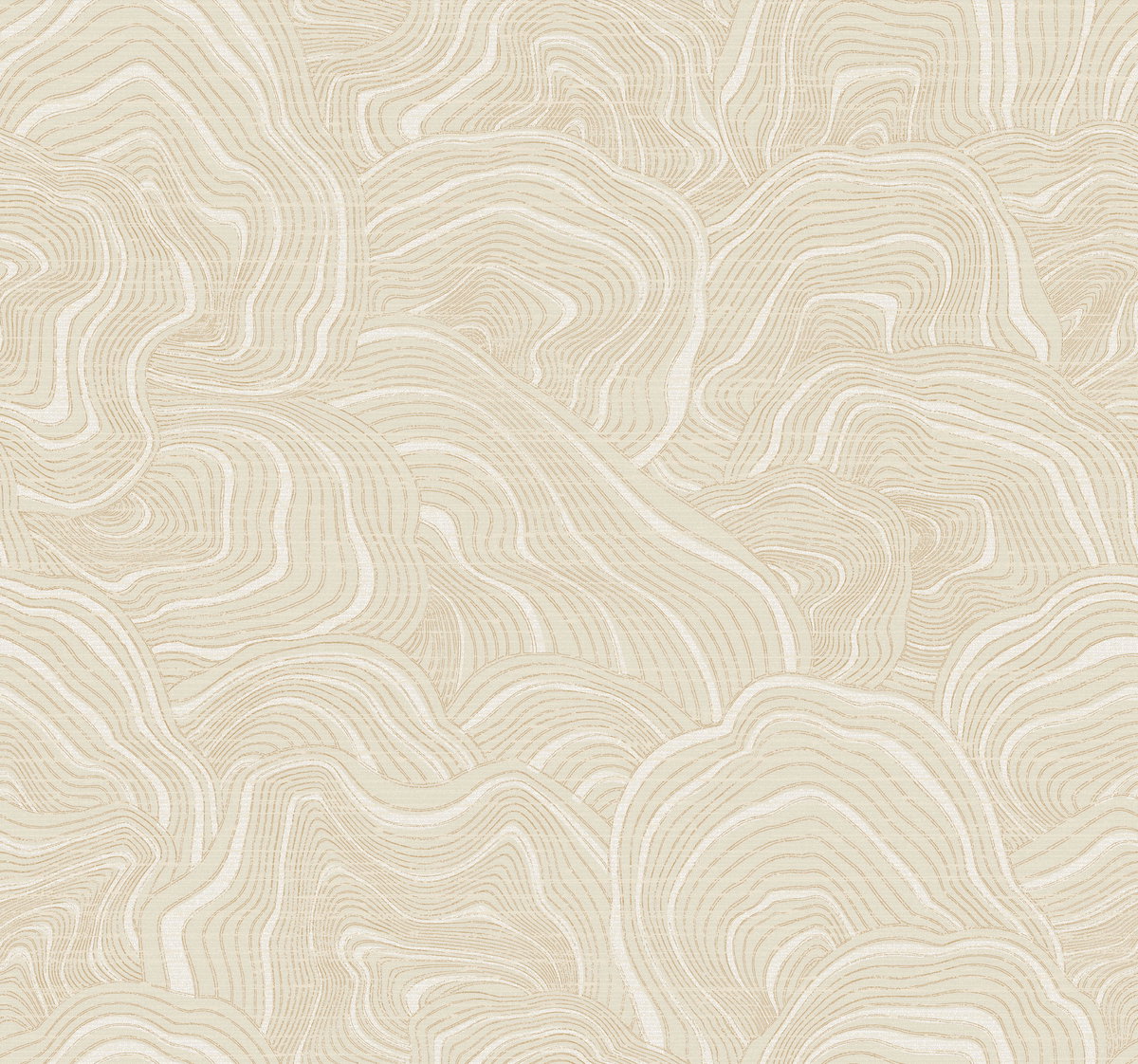 Geodes Cream Wallpaper, by York Wall, 27' length x 2'3" width x 0.02" depth View 2