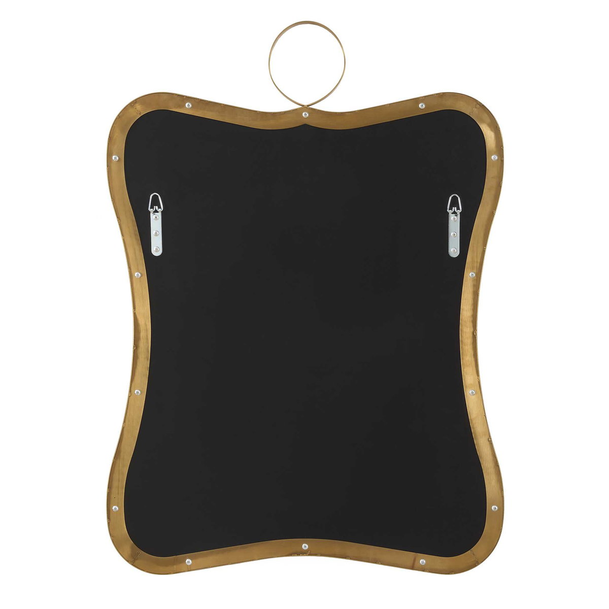 Talia Brass Vanity Mirror, by Uttermost, 2' width x 2'9" height x 1" depth View 7
