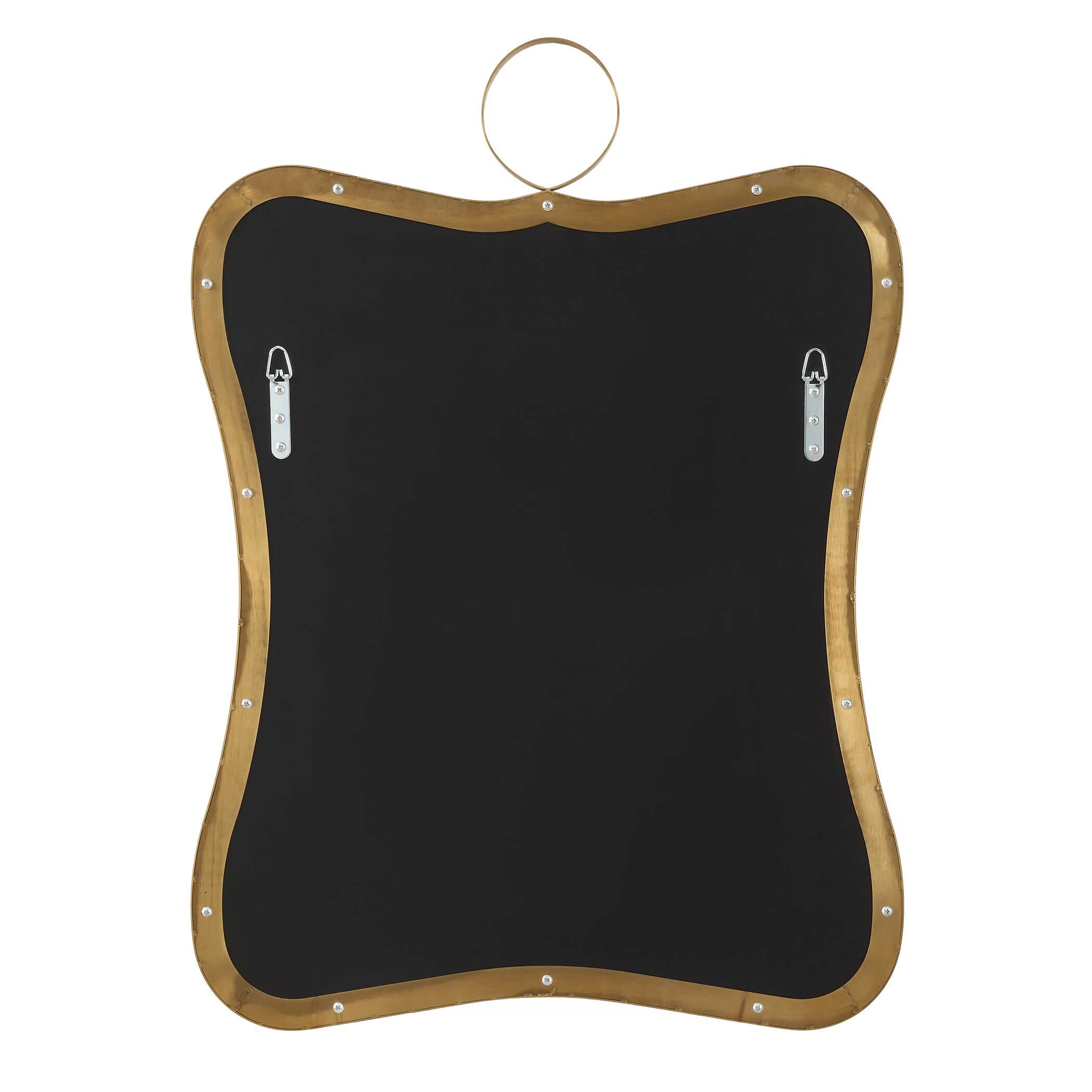 Talia Brass Vanity Mirror, by Uttermost, 24" width x 33" height x 1" depth View 7