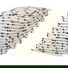 Aarohi  Cream/Black Cotton Patterned Pouf thumbnail 0