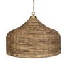 Tauranga Seagrass 5 Light Pendant, Mini Light Pendant by Uttermost, 30" width x 23" height x 30" diameter x 30" depth thumbnail 4