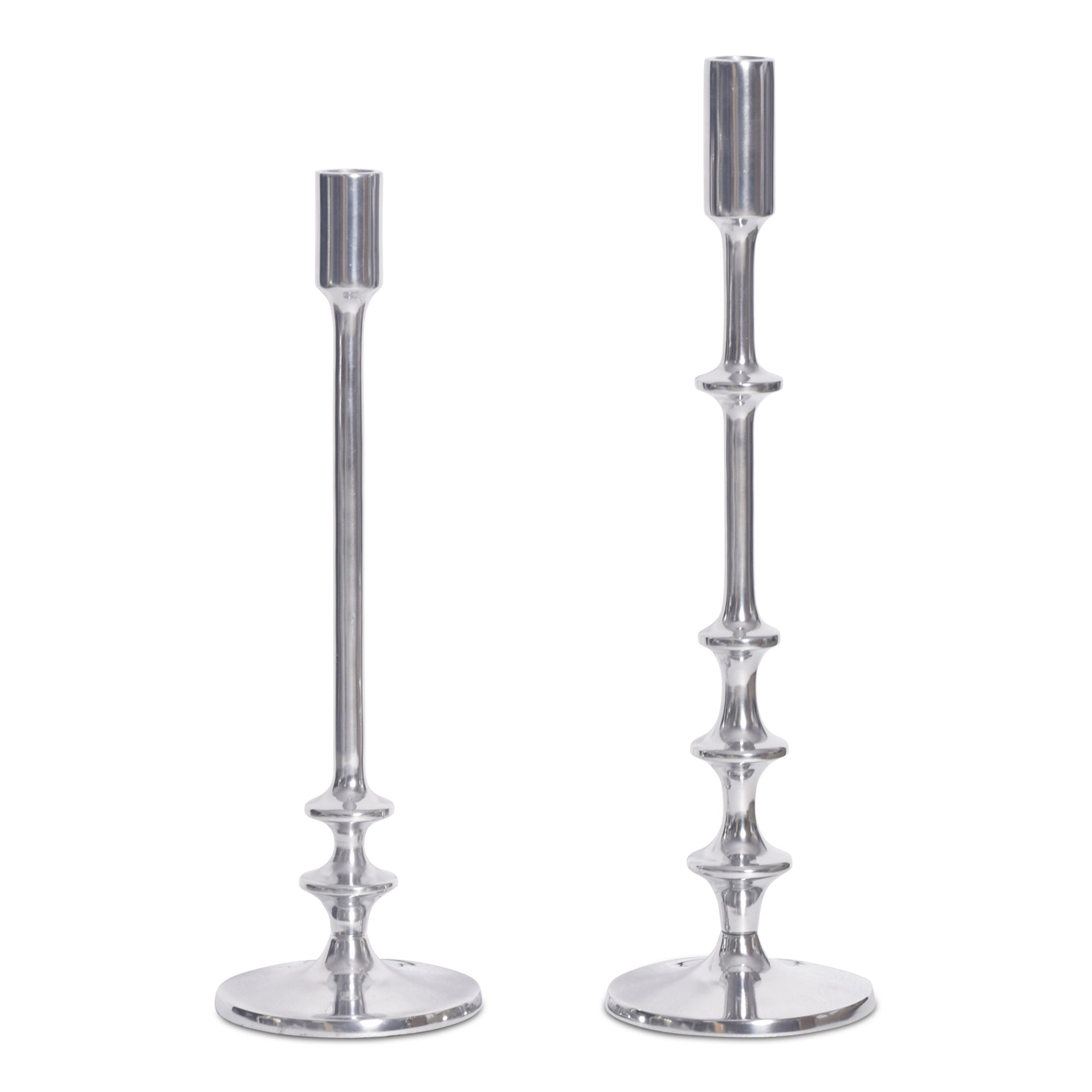 Irie Candle Holders-set Of Two Silver large image 