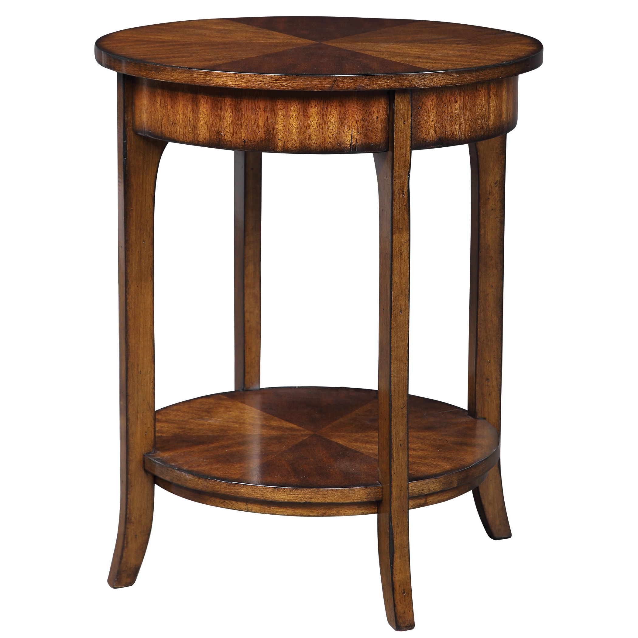Carmel Round Lamp Table, Furniture by Uttermost, 22" width x 26.5" height x 22" depth View 1