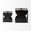 Darren (Large) 8L x 8W Black Metal Decorative Cube thumbnail 4