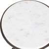 Tilton White Marble Accent Table thumbnail 4