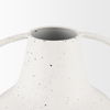 Treva Tall White with Black Speckles Metal Vase thumbnail 7