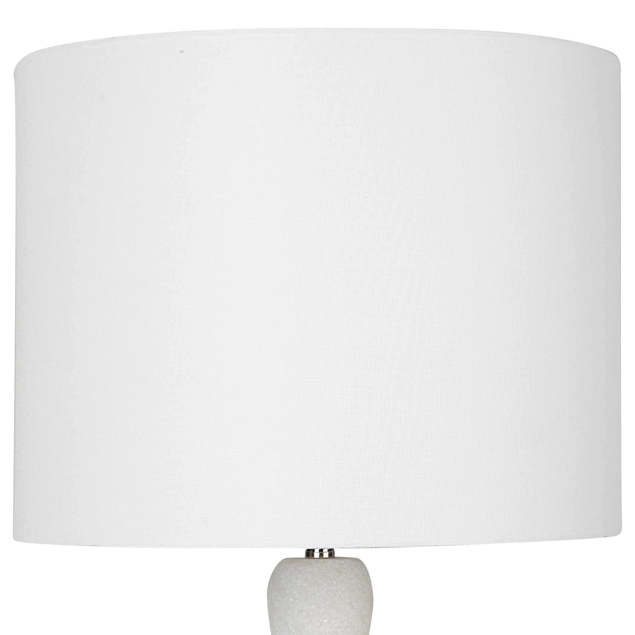 Inverse White Marble Table Lamp large image 