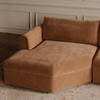 Madrid Left Sectional Heritage Pink, Sectional Sofa by Moe's Home, 112" width x 33.5" height x 65" depth thumbnail 8