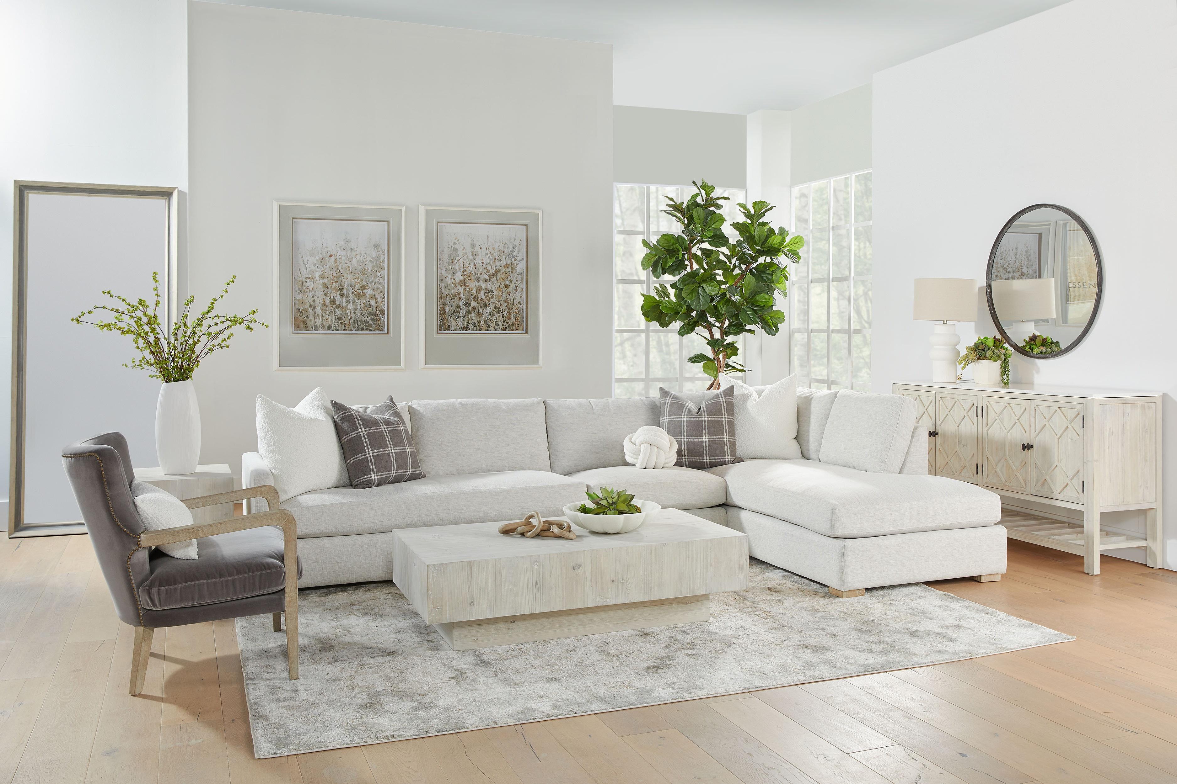 Clara Modular Right-Facing Chaise large image 