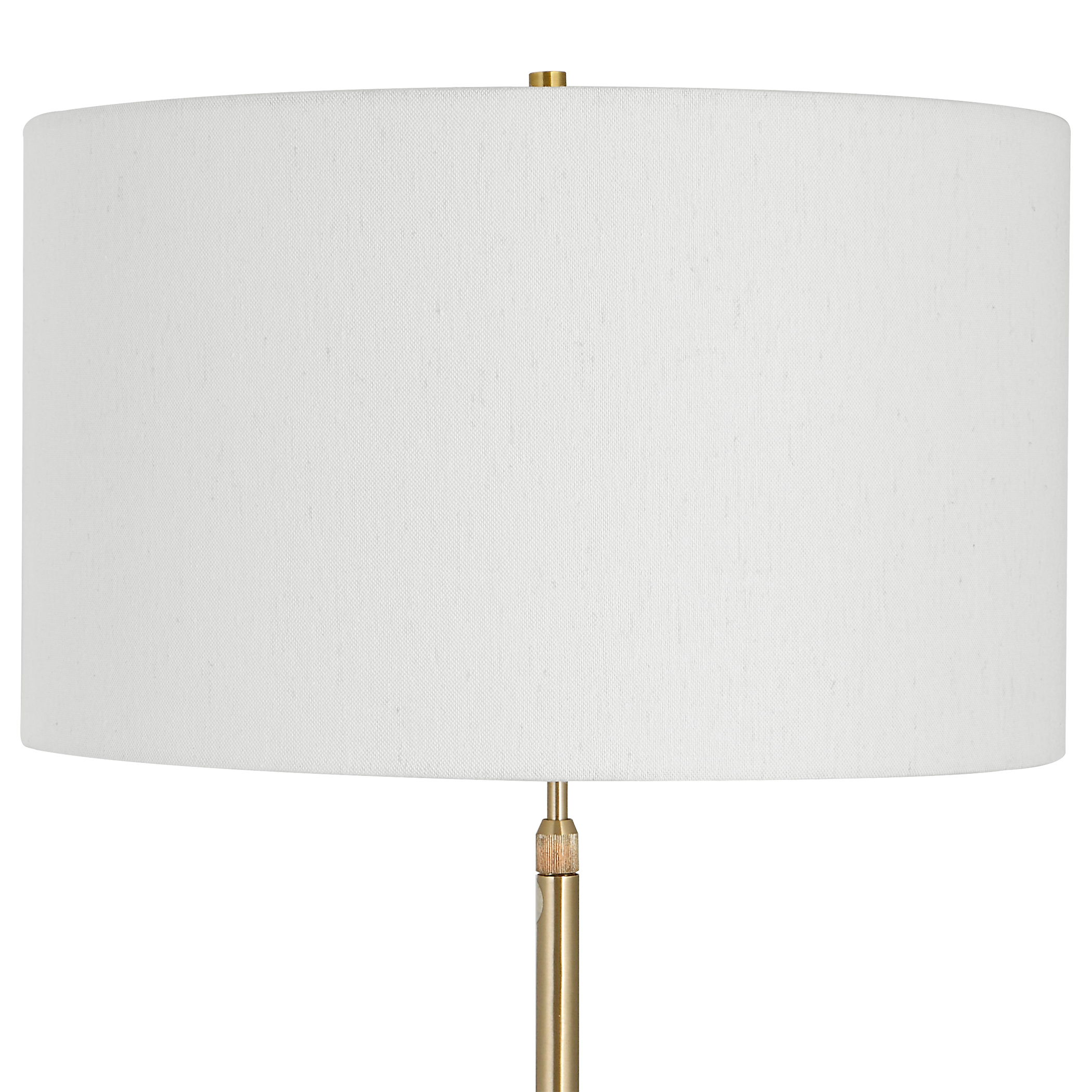 Prominence Brass Floor Lamp large image 