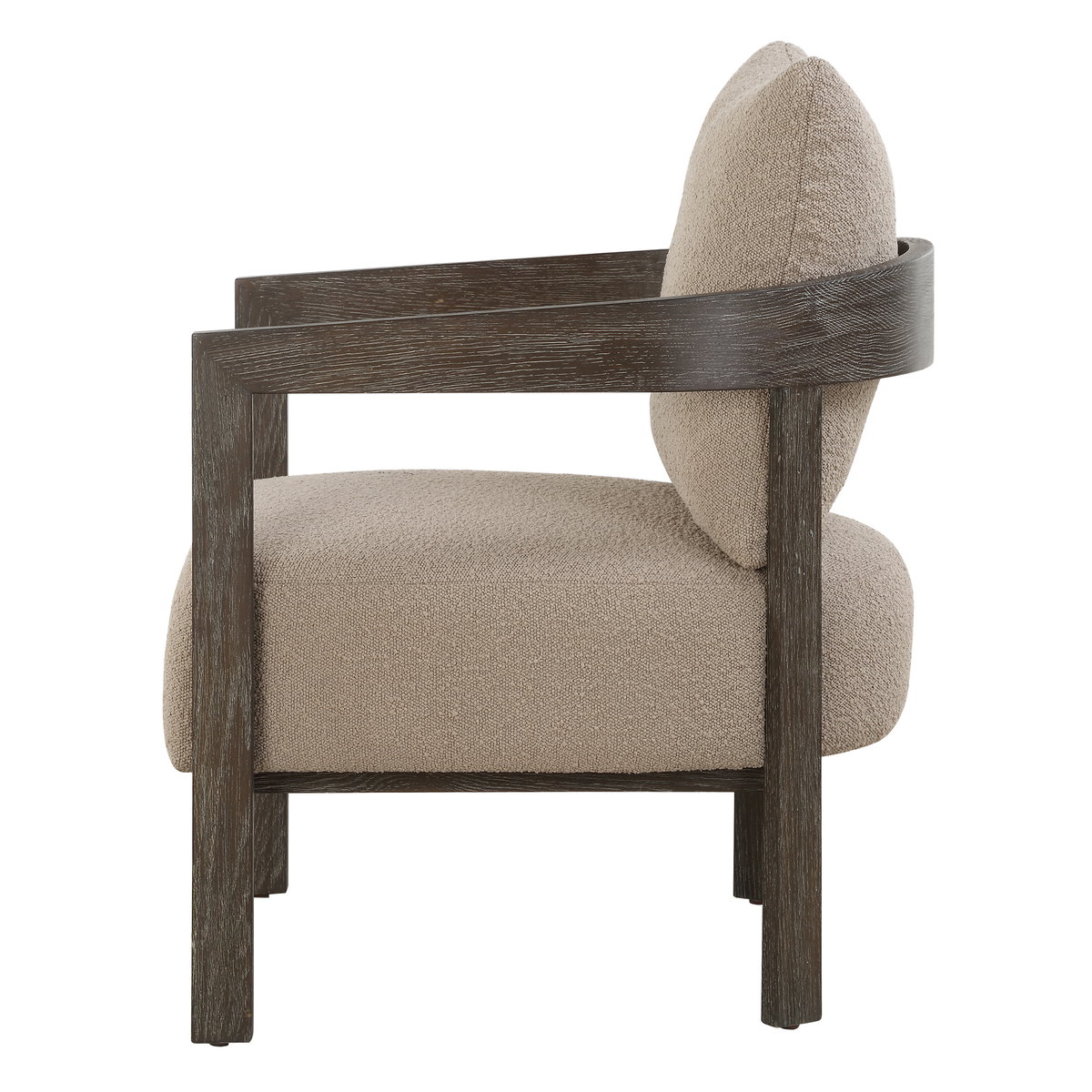 Sienna Sand Fabric Accent Chair, by Uttermost, 27" width x 28.5" height x 29" depth View 10