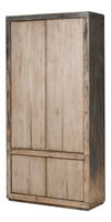 Chamonix Tall Cupboard, Shelving & Bookcase by Sarreid, 45" length x 18" width x 91" height thumbnail 1
