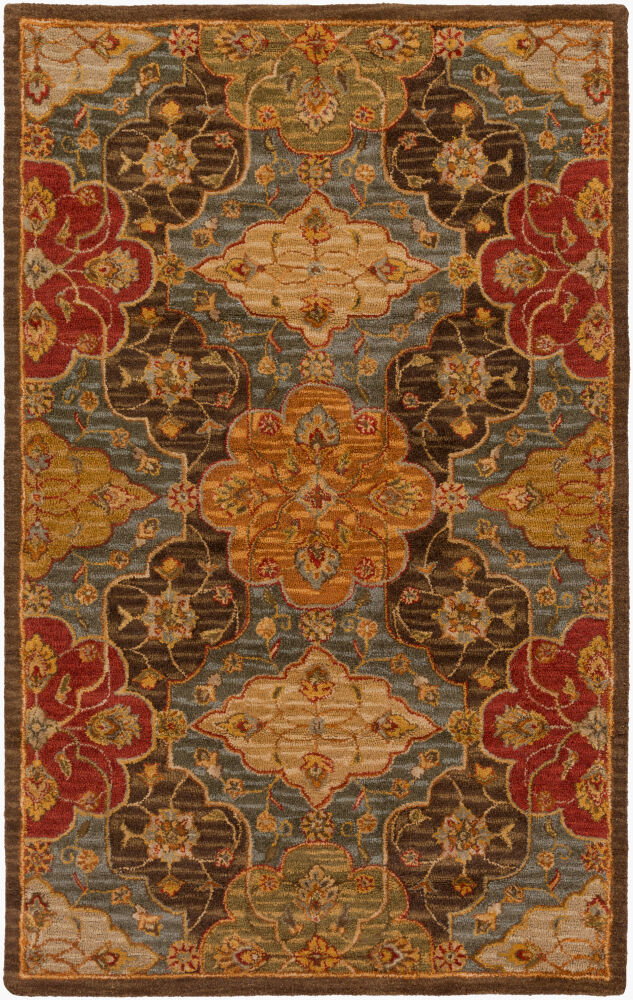 Carrington Handmade Rug, by Surya, 1'6" length x 1'6" width