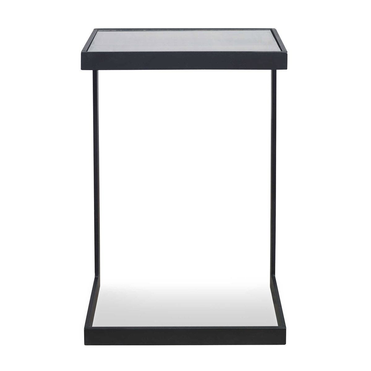 Windell Cantilever Accent Table, Side & End Table by Uttermost, 16.5" width x 25.5" height x 12.25" depth View 7
