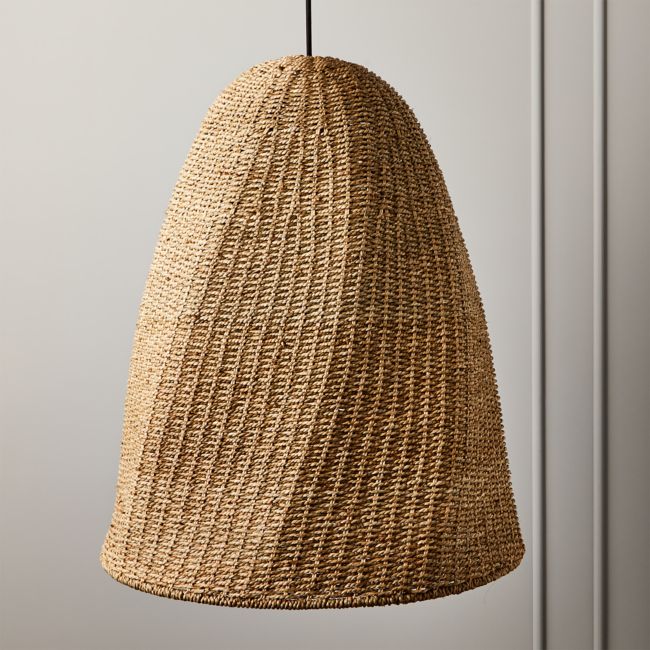 Online Designer Combined Living/Dining Palma Woven Pendant Light