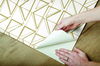 Love Triangles Gold Metallic Peel & Stick Wallpaper thumbnail 4