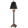 Bellcord Black Buffet Lamp, by Uttermost, 7.5" width x 2'7.25" height x 7.5" depth thumbnail 1
