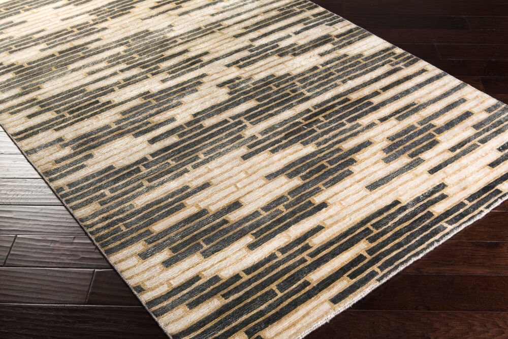 Platinum Handmade Rug, by Surya, 3' length x 2' width