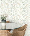 Alpine Botanical Peach Peel & Stick Wallpaper thumbnail 2