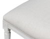 Hugo Oval Side Chair  Cortina White, by Sarreid, 1'11" length x 1" width x 3'2" height thumbnail 5