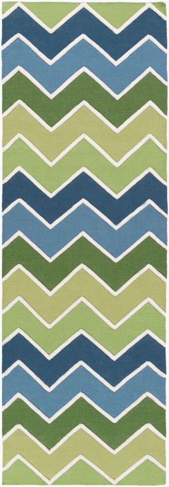 Blox Handmade Rug, by Surya, 8' length x 2'6" width