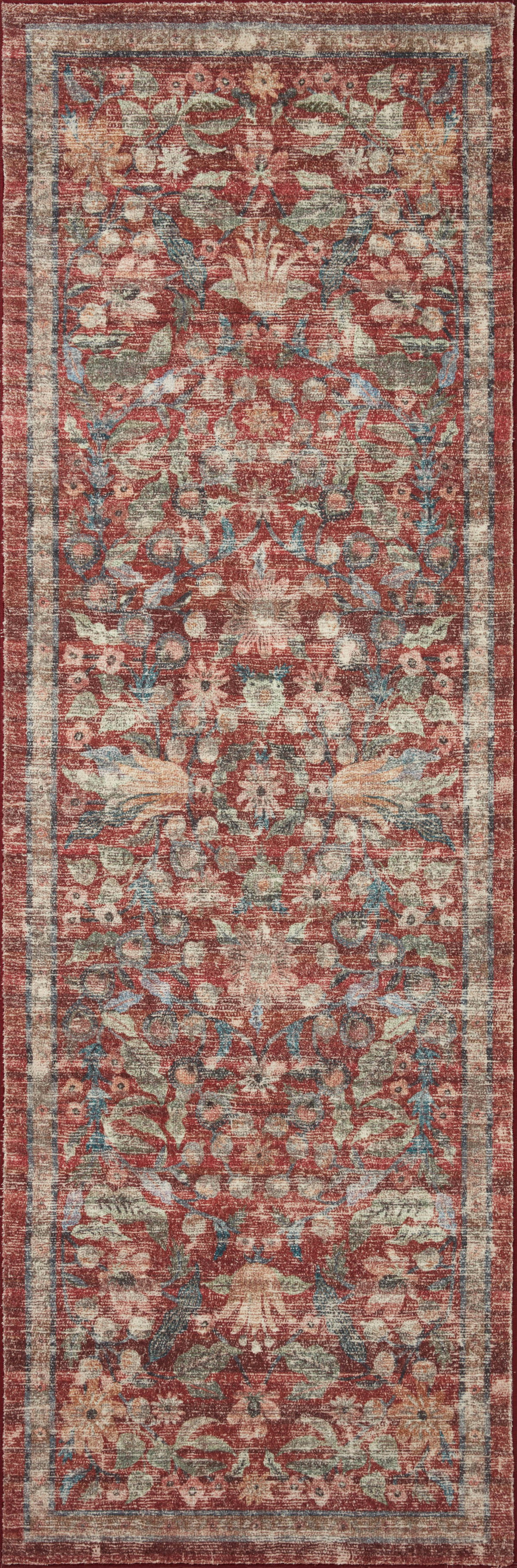 Rifle Paper Co. x Loloi Courtyard Rug, 5' length x 7'6" width View 4