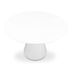 Otago 47in Round  Dining Table White thumbnail 1