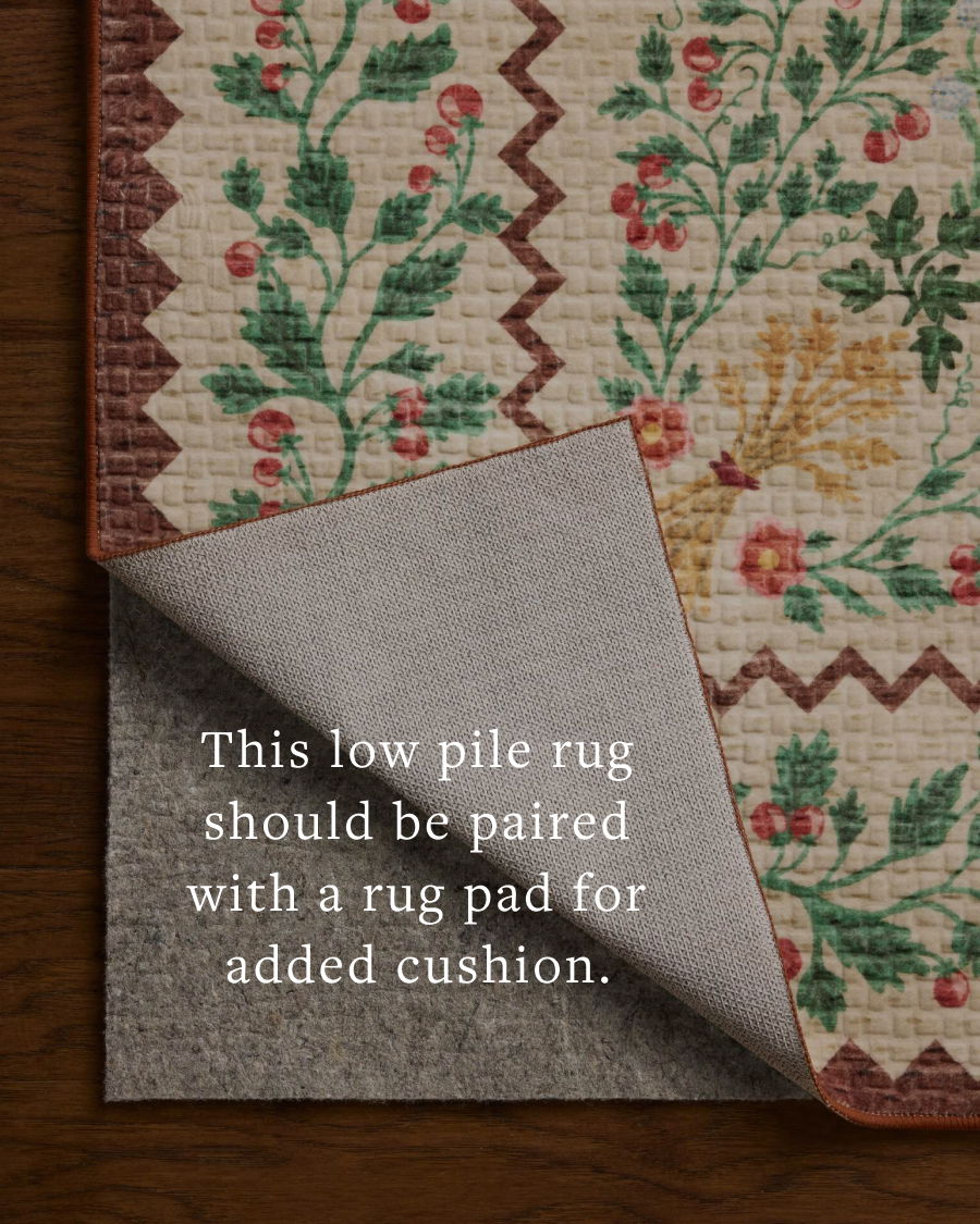 Rifle Paper Co. x Loloi Orchard Rug, 8'3" length x 11'6" width View 9