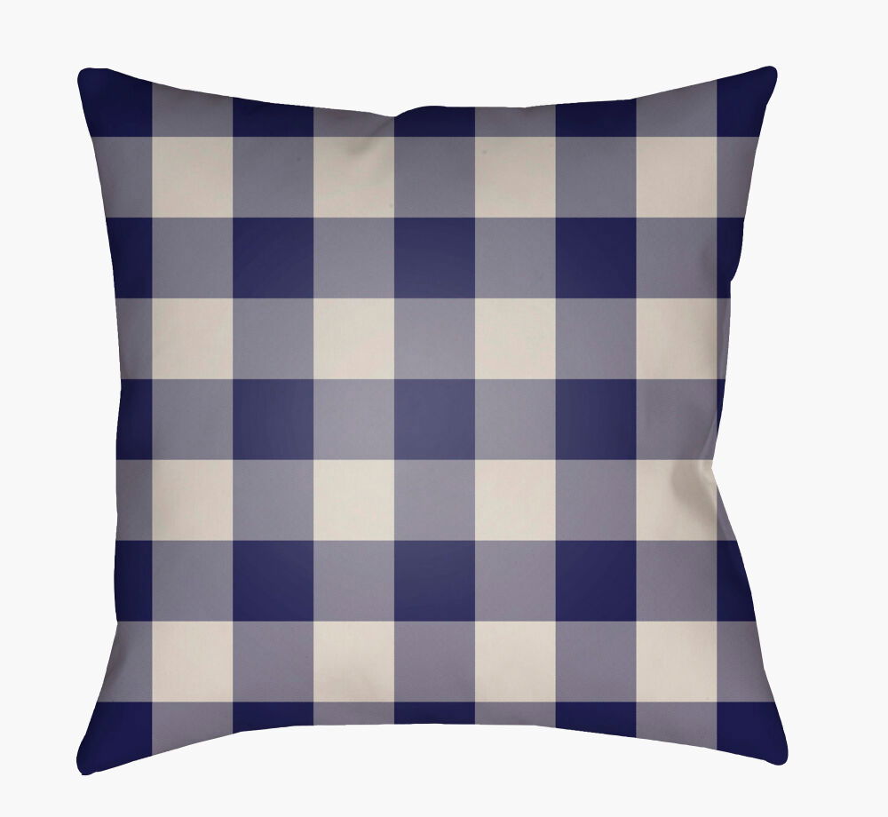 Checker Accent Pillow, Decorative Pillow by Surya, 18" length x 18" width