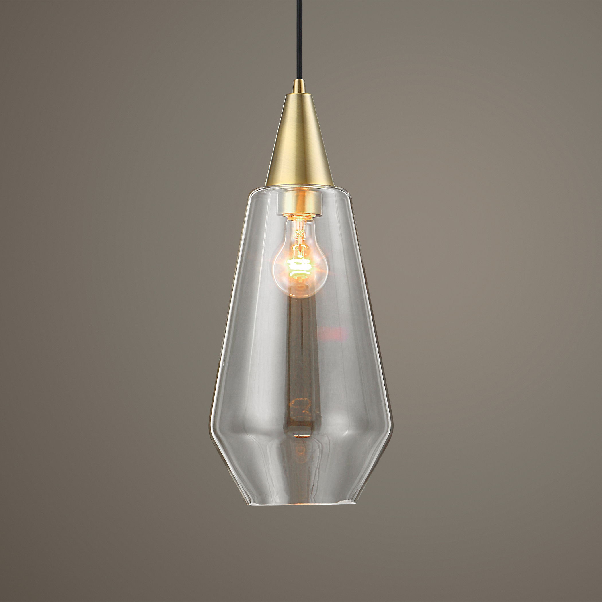 Eichler Antique Brass 1 Light Mini Pendant large image 