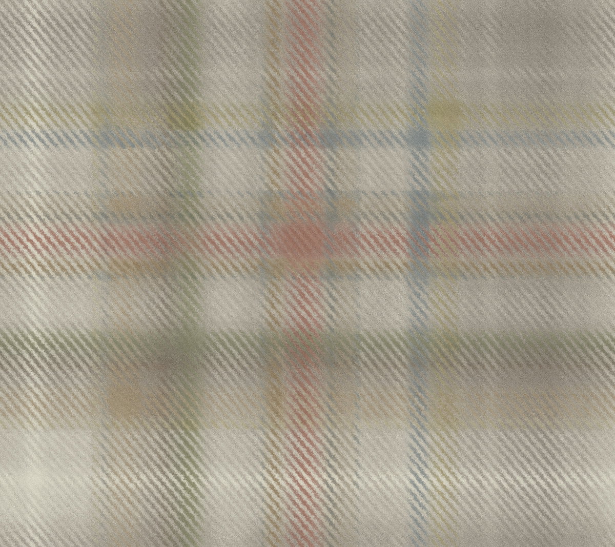 Sterling Plaid Neutral Wallpaper, by York Wall, 27' length x 2'3" width x 0.02" depth View 1