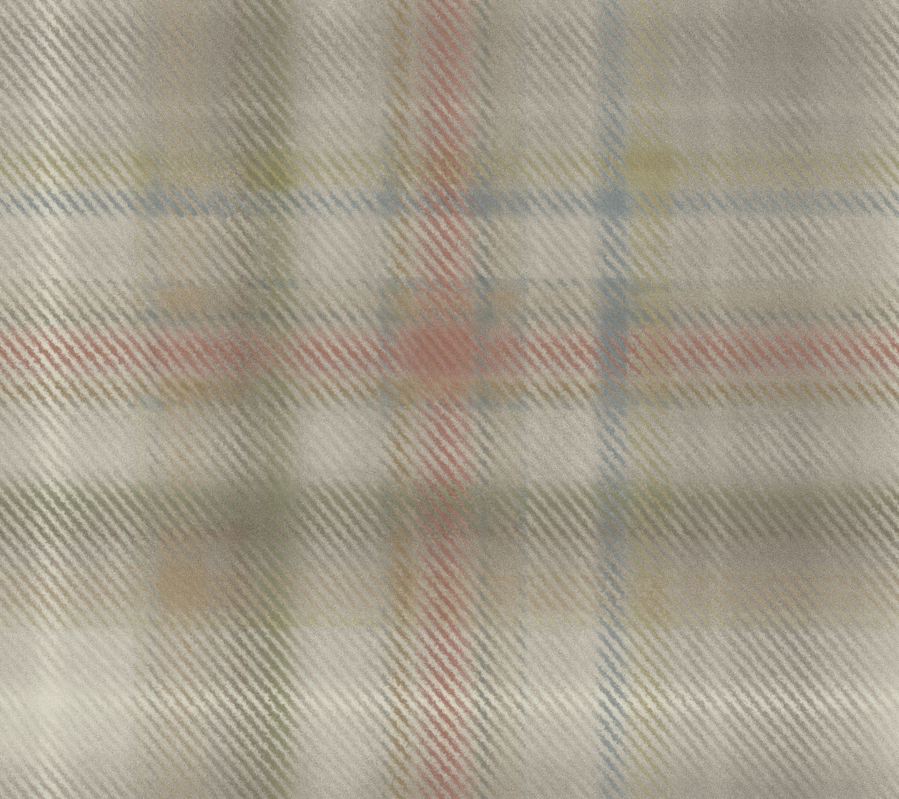 Sterling Plaid Neutral Wallpaper large image 