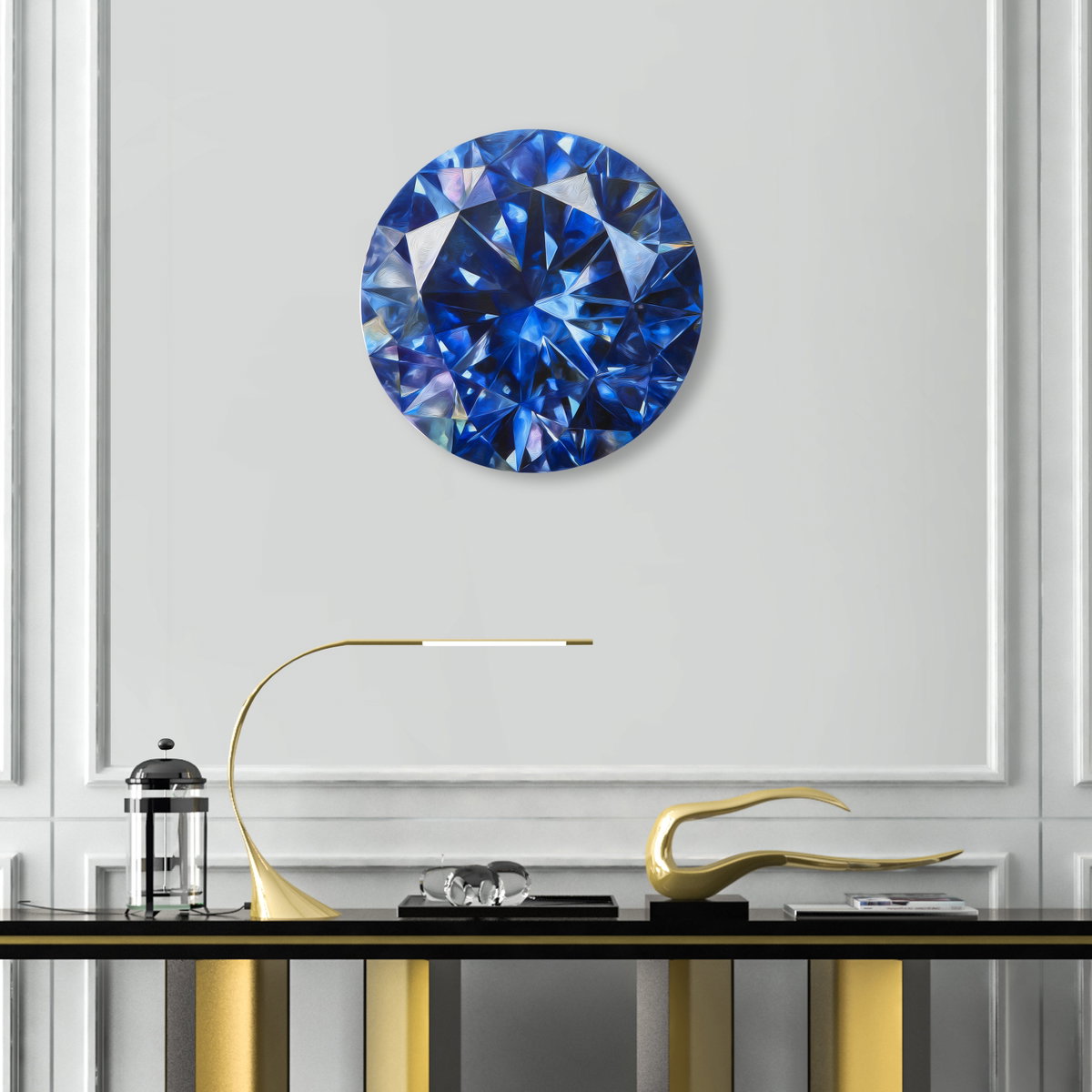 Brilliant Blue Orb II (No Embellishment), Art by Oliver Gal,  20 View 2