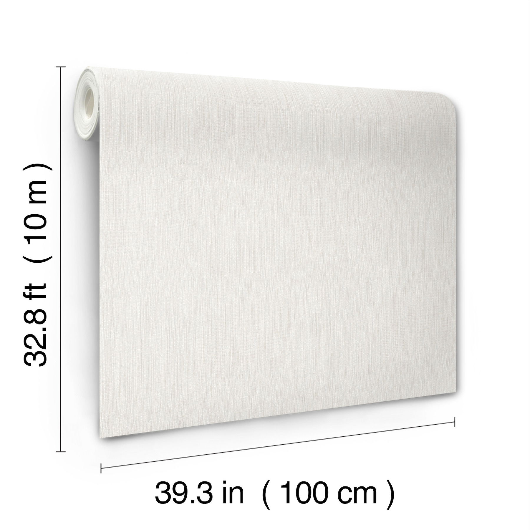 Linen Light Grey Wallpaper large image 