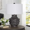 Timber Carved Wood Table Lamp, by Uttermost, 17" width x 24" height x 17" depth thumbnail 4