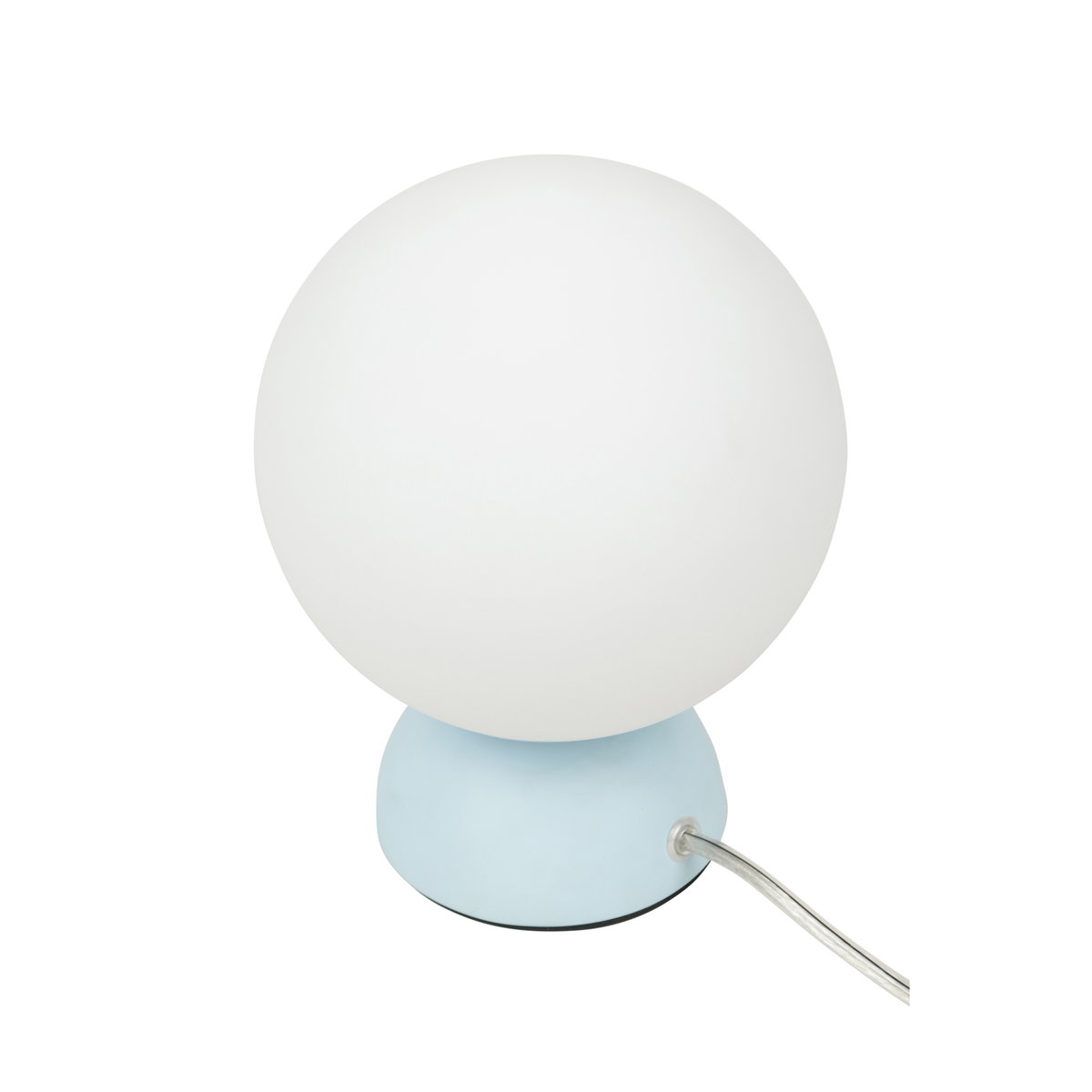 Ovi Table Lamp Light Blue, by Moe's Home, 5.9" width x 7.9" height x 5.9" depth View 3