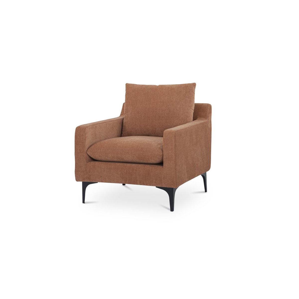 Paris Armchair Heritage Pink, Accent Chair by Moe's Home, 30.25" width x 32.5" height x 34.75" depth View 2