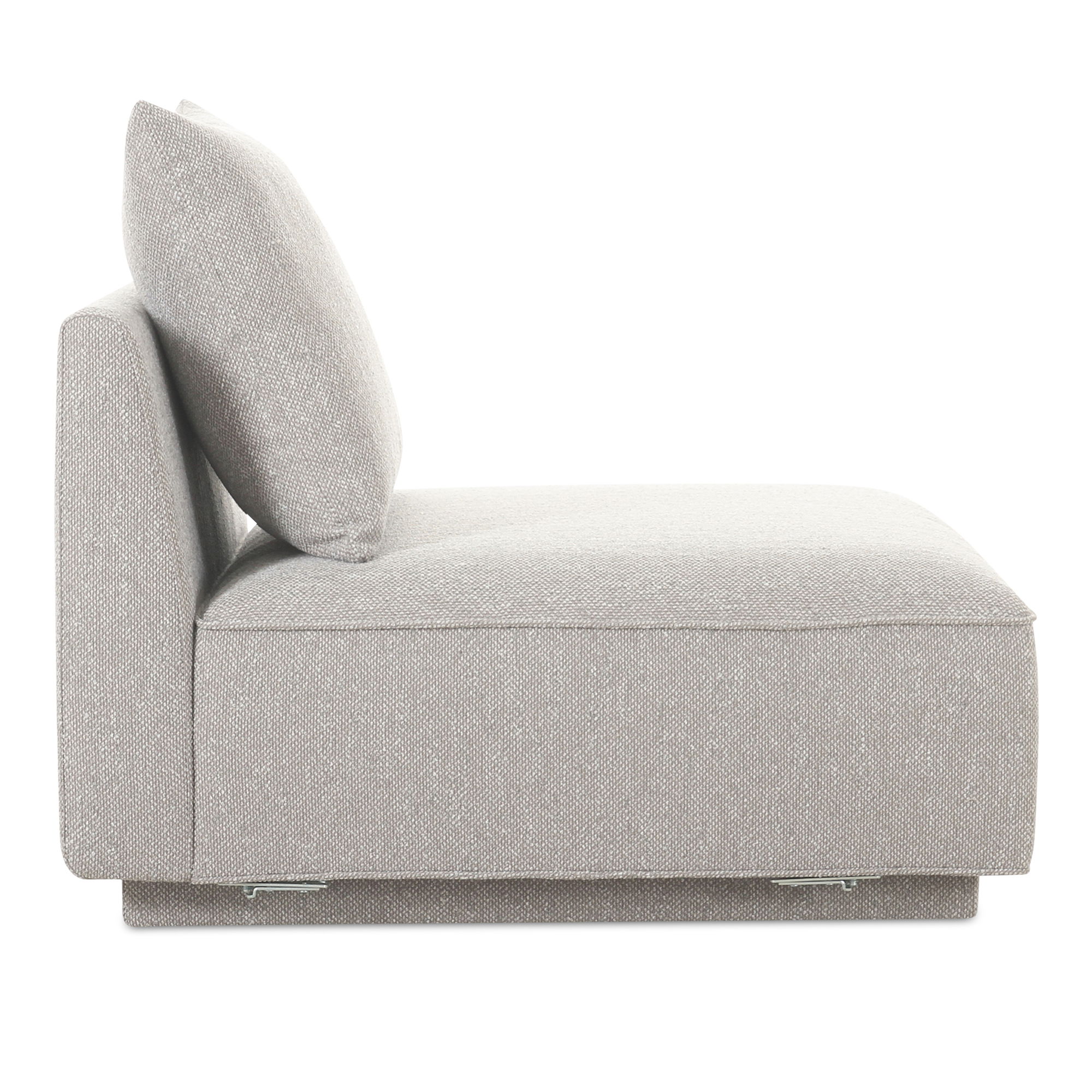 Rosello Slipper Chair Light Grey large image 