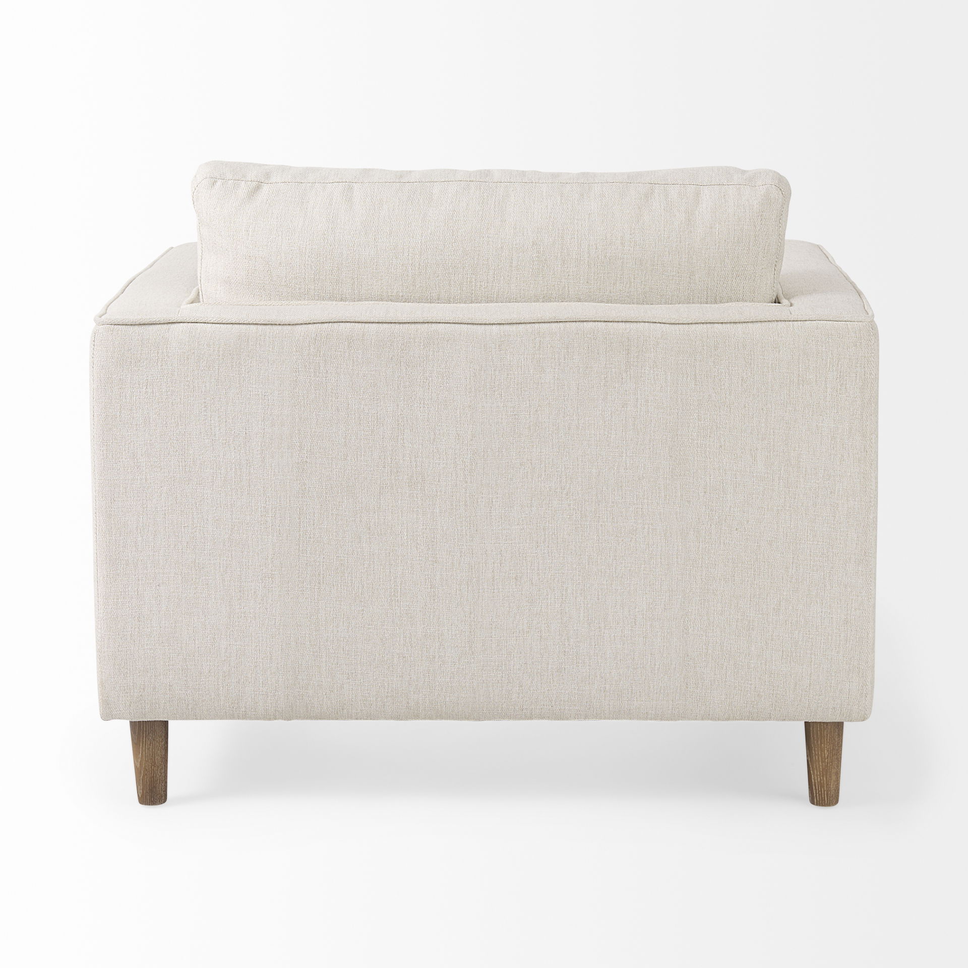 Loretta  Cream Fabric Chair with Two Bolster Cushions large image 
