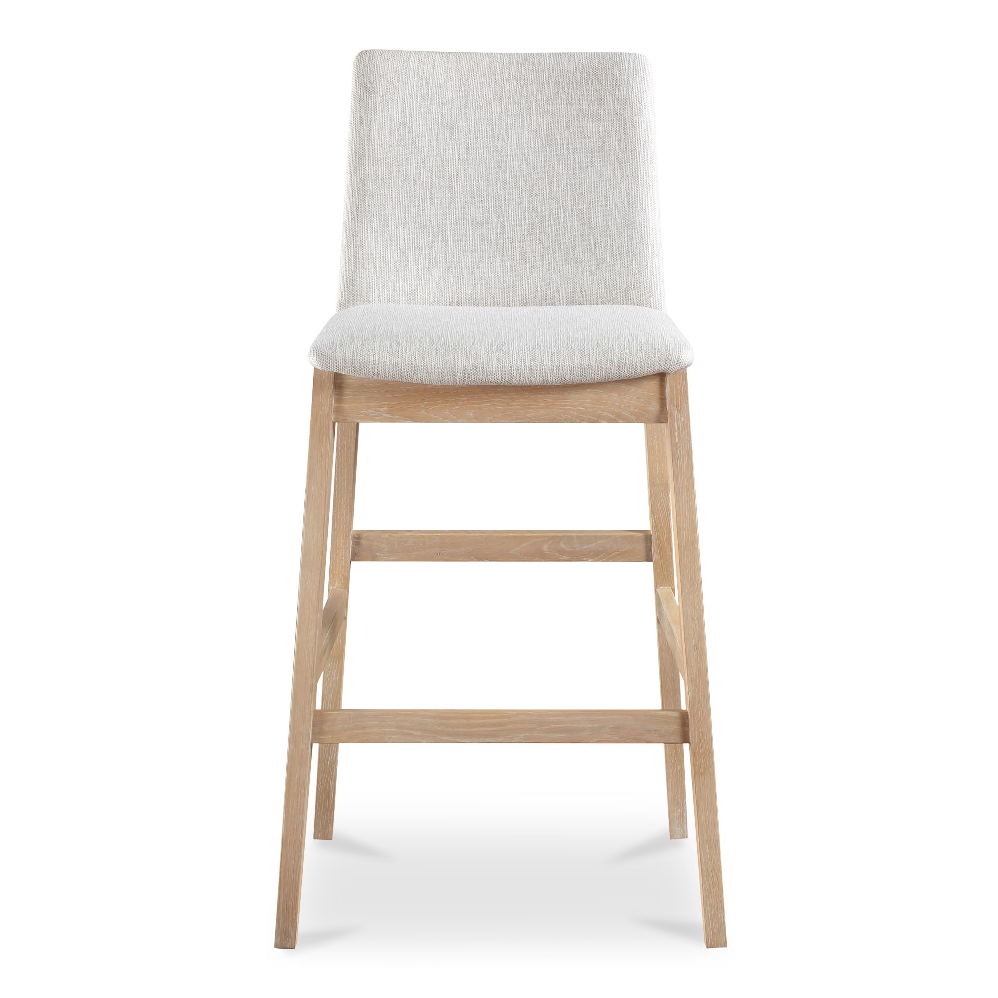 Deco Oak Barstool Light Grey large image 