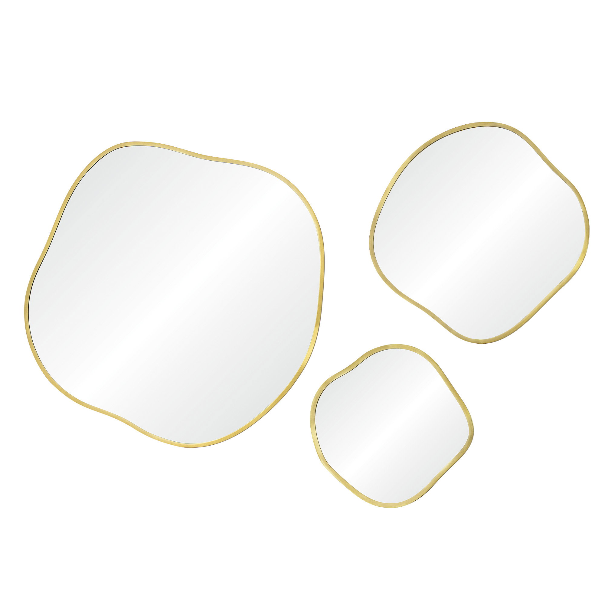 Nucleus Wall Mirror, by Renwil, 0.4" depth View 1