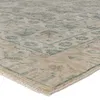 Jaipur Living Stage SLN19 Handknotted Medallion Green and White Area Rug (9'x12') thumbnail 0