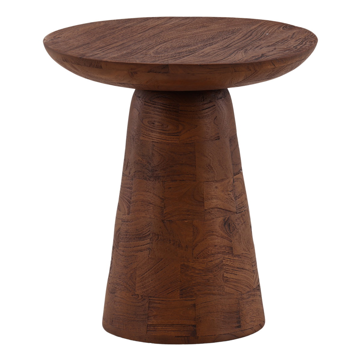 Colson Side Table Brown, Side & End Table by Dovetail, 18" width x 19.2" height x 18" depth View 1