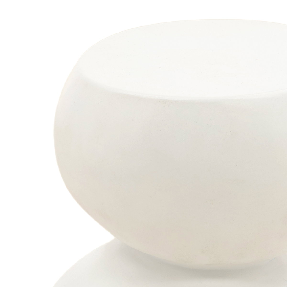 Serenade End Table White, Side & End Table by Dovetail, 11.5" width x 21.75" height x 11.5" diameter x 11.5" depth View 2
