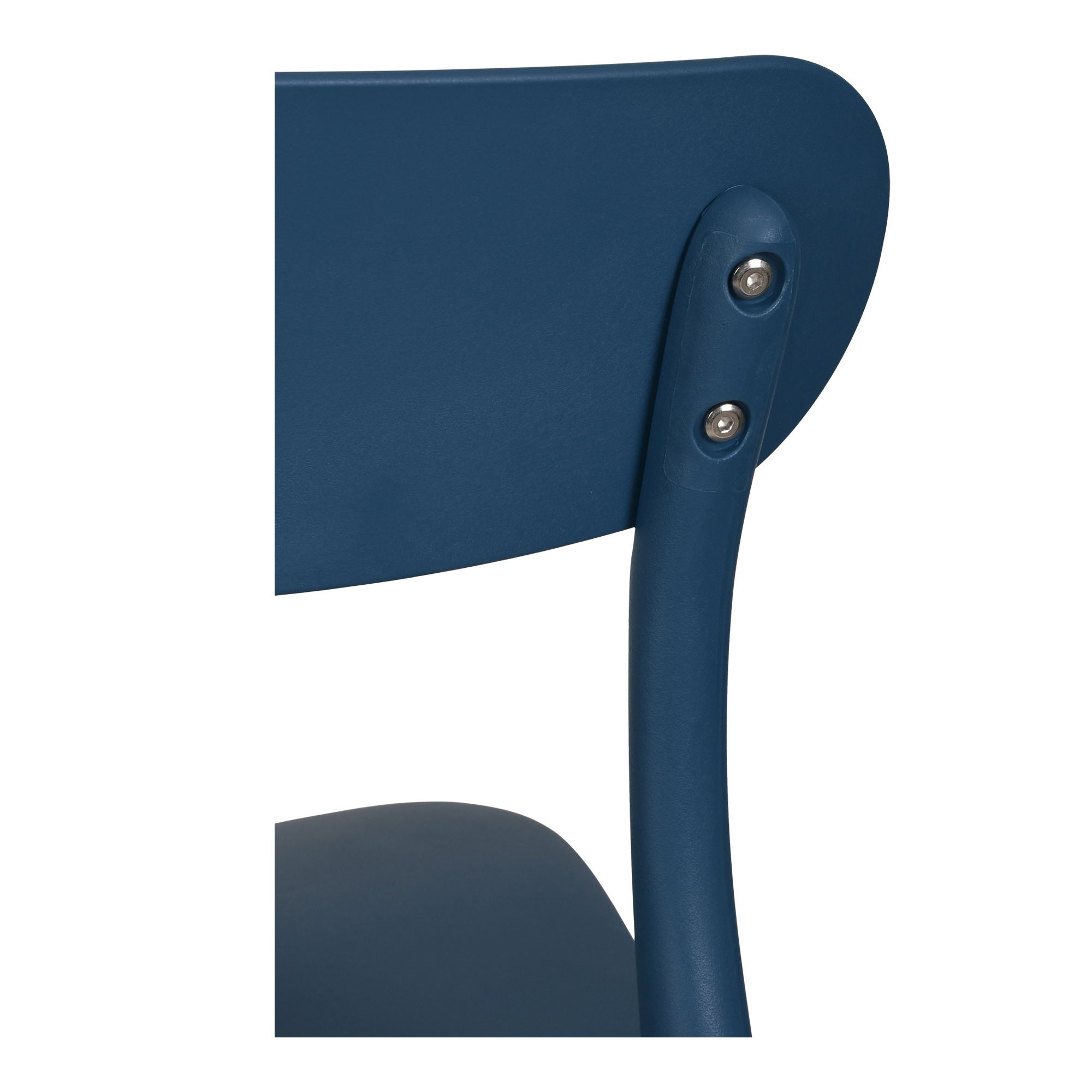 Kent Outdoor Dining Chair Navy - Set Of Two, by Moe's Home, 16.75" width x 31" height x 20.5" depth View 6