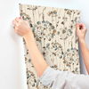 Flourish Teal Wallpaper, by York Wall, 27' length x 2'3" width x 0.02" depth thumbnail 5