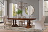 Joshua Pedestal Dining Table, by Sarreid, 3'6" length x 8' width x 2'7" height thumbnail 14