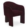 Clara Dining Chair Plum, by Moe's Home, 24.75" width x 32.25" height x 26" depth thumbnail 2